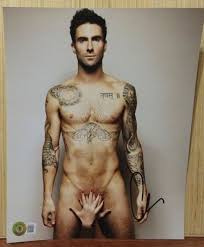 ADAM LEVINE MAROON 5 SIGNED 8X10 PHOTO SEXY HOT BECKETT BAS