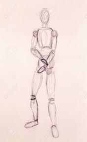 See more ideas about wooden, wood crafts, wood art. Sketch Of Wooden Posable Drawing Figure For Artists On Abstract Stock Photo Picture And Royalty Free Image Image 75632007