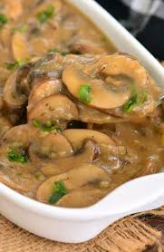 Mushroom Gravy Recipe This Easy Mushroom Gravy Has A Rich Deep Flavor From Sauteed Onions Garlic And Mushroom Gravy Mushroom Gravy Recipe Stuffed Mushrooms