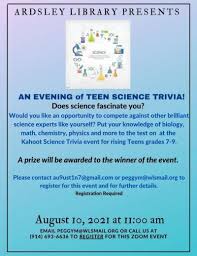 Quiz.co.uk and quiz.uk and are written for your enjoyment and entertainment! Ardsley Public Library An Evening Of Teen Science Trivia Ardsley Ny