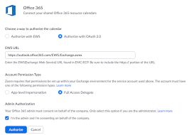Sso Based Calendar And Contacts Integration For Office 365 Zoom Help Center