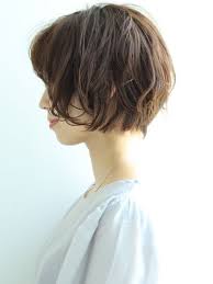 パーマで簡単 ショートボブ ショート ビューティーboxヘアカタログ ショートボブ 丸顔 ボブ パーマ 40代 ボブパーマ