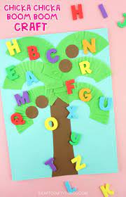 Chicka chicka boom boom is an all time favorite book in schools and preschool is no exception! Chicka Chicka Boom Boom Craft Fun Alphabet Activity For Preschoolers I Heart Crafty Things
