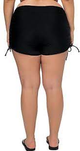 Sociala Women S Plus Size Swim Shorts High Waisted Swimwear Bottoms Boardshorts Swim Shorts Size Swim Suit Bottoms Swim Shorts High Waisted Plus Size Swim