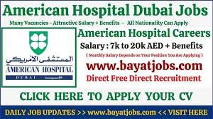 American Hospital Careers Latest Openings In Dubai Hospital Career Hospital Jobs Continuing Medical Education