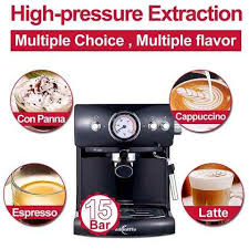 Easily controlled through the nescafé é connected mug app, it perfectly prepares a wide range of consistently high quality coffee recipes every time. Buy Edoolffe Espresso Machine Built In Milk Frother 19bar Pump System Coffee Makers 960w Coffee Machines 220 240v 50hz Online Shop Electronics Appliances On Carrefour Uae