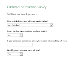 A customer satisfaction survey is used to investigate customer satisfaction levels with an organization's products and/or services. Customer Satisfaction Survey