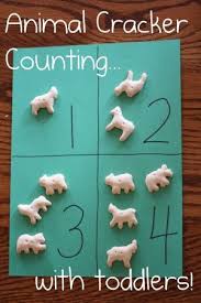 Animal Cracker Counting And One To One Correspondence Practice I Can Teach My Child Teaching Toddlers Toddler Activities Toddler Learning
