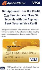 Check spelling or type a new query. Applied Bank Secured Credit Card Review No Credit Checks 9 9 Apr