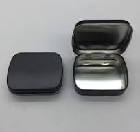 Amazon.com: Anncus black Mint tin box small gift box jewelry ...