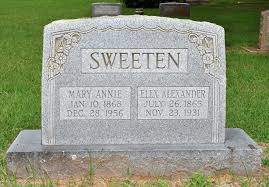 Mary Annie Elizabeth Jackson Sweeten (1868-1956)