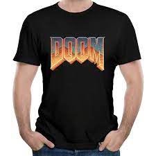 Guy Doom 64 Shooter Game T Shirt Printing Unisex 09074 17 90 Printed Shirts Shirts Tshirt Print