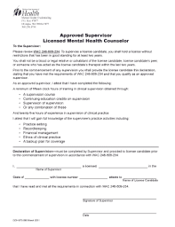 In washington state, associates are. Fillable Online Doh Wa 670 090 Mh Approved Supervisor Form This Form Is Used To Verify A Supervisor S Experience And Qualifications As A Mental Health Professional In Washington State Doh Wa Fax