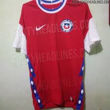 The collar of chile's new 2020 home jersey, which is a simple crew neck, is half white and half blue. Nike Chile Copa America 2020 Heimtrikot Geleakt Neues Bild Nur Fussball