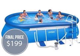 Intex Pool Set 150 Off At Walmart Intex Pool Intex Pool