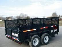 The design of this trailer also includes a 3000 lb dump capacity , 5200lb axle with brake and tongue box with battery and pump enclosed. Dt508lp 5 Dump Trailer 5 000 Gvwr Bri Mar