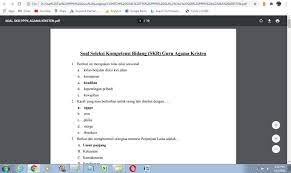 Formasi lainnya adalah cpns tenaga kesehatan 115 orang dan pppk tenaga kesehatan 122 orang. Contoh Soal Tes P3k Guru Agama Kristen Dan Kunci Jawaban Antapedia Com