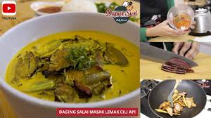 Berbaloi membayar harga rm10 satu set. Episod 4 Daging Salai Masak Lemak Cili Api Youtube