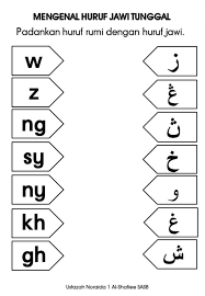 It has all the original feature. Ejercicio Online De Mengenal Huruf Jawi Tunggal