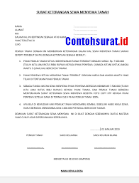 Makluman dari pihak tuan amatlah dihargai serta didahului dengan ucapan terima kasih. Contoh Surat Keterangan Kepemilikan Tanah Dari Kepala Desa Contoh Seputar Surat