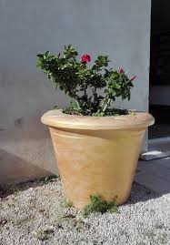 Pot De Jardin Rond En Pierre Reconstituee Planters Planter Pots Pot