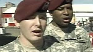 Military members sing at State Fair