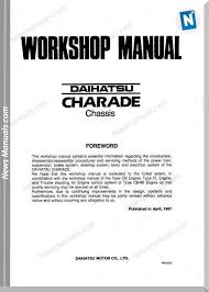 Daihatsu Charade G100 G102 Chassis Workshopmanual Daihatsu Charades Electrical Diagram