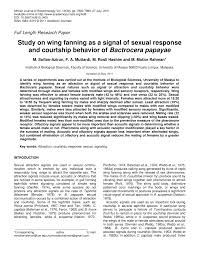 Lihat perkara yang mohd sofian (mohdsofianayob) telah temui di pinterest, koleksi idea yang terbesar dunia. Pdf Study On Wing Fanning As A Signal Of Sexual Response And Courtship Behavior Of Bactrocera Papayae