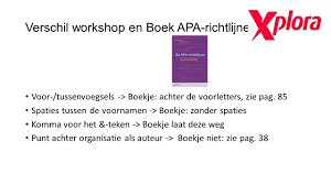 Workshop Apa Het Belang Van Apa Inhoud Verschil In Tekst Literatuurlijst Uitgebreide Uitleg Over De Opbouw Voorbeelden Van Verschillende Soorten Bronnen Ppt Download