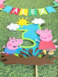 5 out of 5 stars. Peppa Pig And George Bunting Topper With Age Muddy Puddles Cake Topper 2 Pc Set Peppa Pig Boy Birthday Smash Cake Fiesta De Cumpleanos De Peppa Pig Peppa Pig Y George