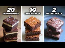 20 Ingredient Vs 10 Ingredient Vs 2 Ingredient Brownie Tasty Youtube Brownies Recipe Easy Tasty Brownie Recipe Tasty