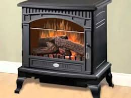 The faux river stone fieldstone fireplace offers warmth and traditional décor. Dimplex Lincoln Freestanding Electric Fireplace Stove Ds5629 Youtube