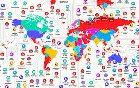 Este Mapa Muestra El Canal De Youtube Mas Popular De Cada Pais