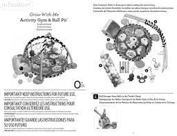 Infantino Grow With Me Activity Gym Ball Pit Instruction Manual Manualzz