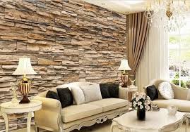 Dwell Of Decor 3d Effect Brick Stone Wallpaper For Interior Designs Design Living Room Wallpaper Room Wallpaper Designs Wallpaper Living Room