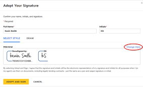Creating A Signature In Docusign Ucsf It