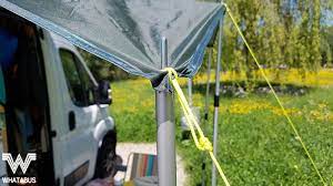 Wir haben ja neulich auch mal drüber nachgedacht, ob so ein. Sonnensegel Am Wohnmobil Einfach Selber Basteln Unsere Alternative Zur Markise Whatabus
