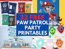 Free printable certificate of baptism. Paw Patrol Party Printables