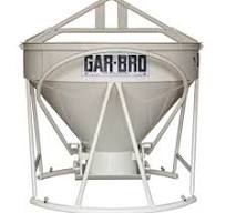 1 Cubic Yard “R-SERIES” Lightweight Round-Gate Concrete Bucket (427-R)
