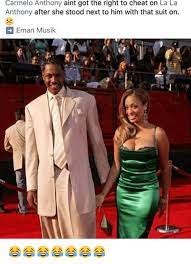 Find the perfect la la anthony stock photos and editorial news pictures from getty images. Carmelo Anthony Aint Got The Right To Cheat On La La Anthony After She Stood Next To Him With That Suit On Eman Musik Carmelo Anthony Meme On Me Me