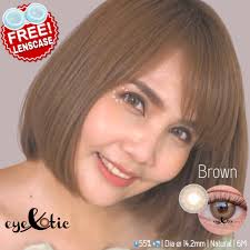 Jual Softlens Kitty Kawaii Mini Fifi Brown