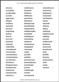78 Commonly Missed Spelled Words Commonly Misspelled Words Misspelled Words Writing Words
