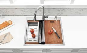 The sink is about 36 x 21.5 x 9.5 inches, and it needs to be undermounted on your counter. Drop In Kitchen Sink 25x22 Outdoor Rv Workstation Sink Bokaiya 25 Inch Stainless Steel Drop In Topmount Kitchen Sink 16 Gauge Tight Radius Single Bowl Bar Kitchen Sink With Cutting Board Strainer