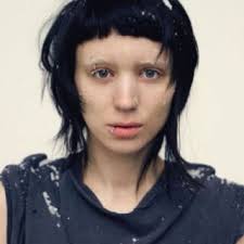 Blonde Eyebrows With Black Hair Crazy Dragon Tattoo Rooney Mara The Girl With The Dragon Tattoo Bleached Eyebrows