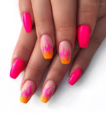 Neon Nails Art Neon Nail Designs For Light And Dark Skin Nail Shapes In 2020 Neon Nail Designs Neon Pink Nails Neon Nails The sugar nail lacquer nail range will make sure that your tips are always in top shape.