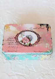 Le Jardin D Emilie Tin Set Modern Vintage Home Office Vintage Tins Altered Tins Vintage Home Offices