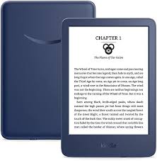 Amazon.Com: Amazon Kindle – The Lightest And Most Compact Kindle, With  Extended Battery Life, Adjustable Front Light, And 16 Gb Storage – Denim :  Electronics