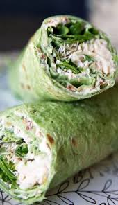 Chicken Spinach Cream Cheese Tortilla Wrap Recipe Recipes Wrap Recipes Food