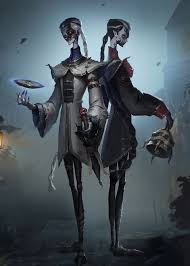 第五人格 白黒無常 人格 かわいいアニメガール 白黒