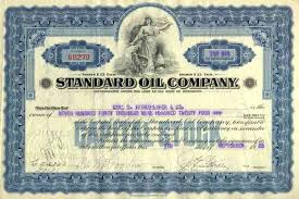 This Is A Stock Certificate Of Standard Oil Company Stock Certificates Standard Oil Dow Chemical